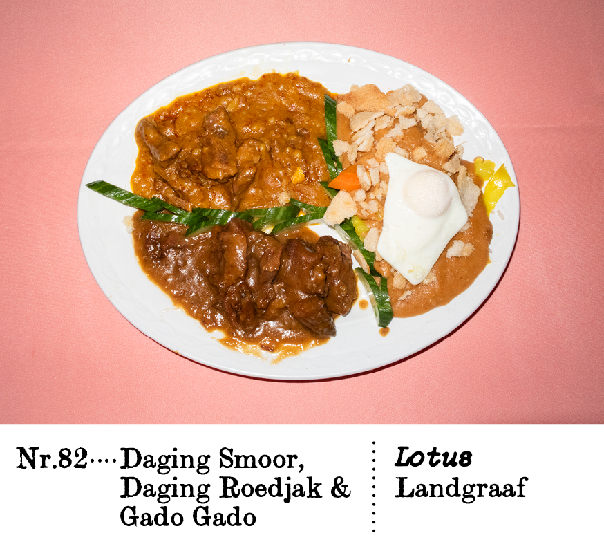 Nr. 82Daging Smoor, Daging Roedjak & Gado Gado Lotus,Landgraaf